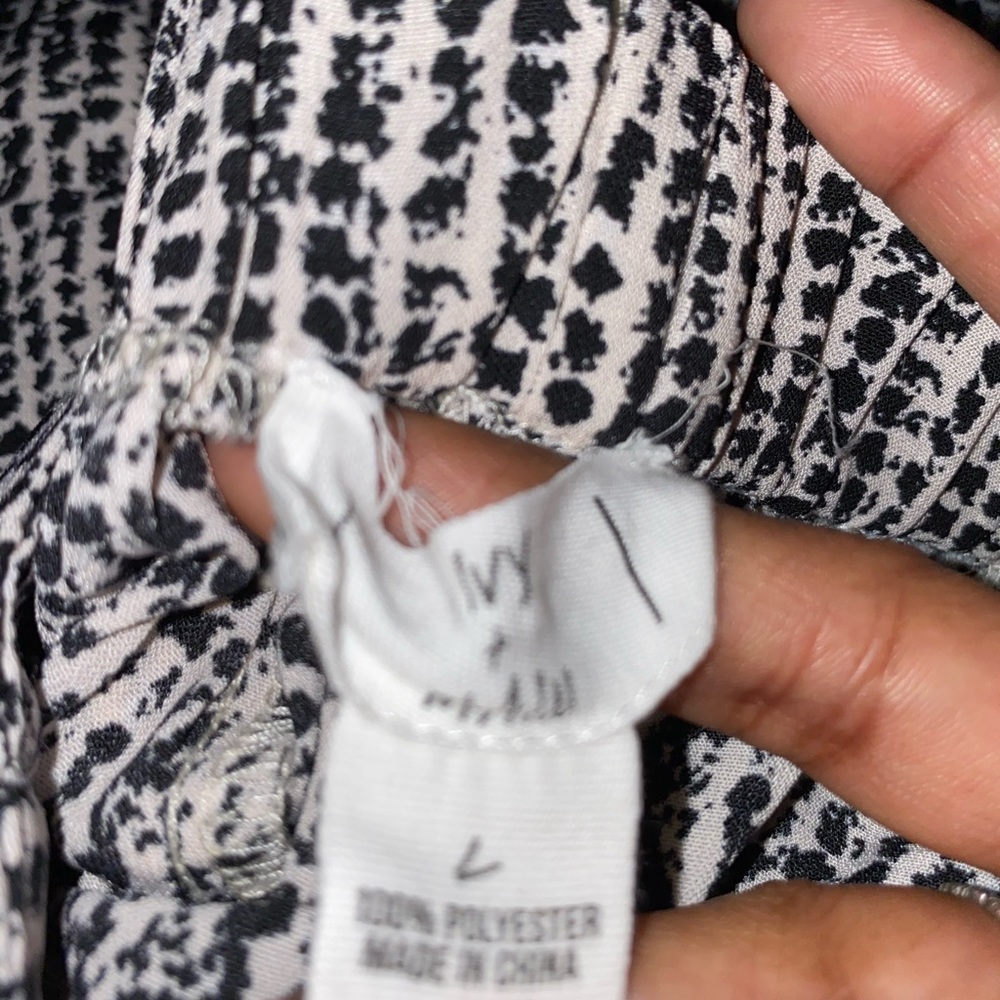 Cropped patterned pants - Picture 3 of 3